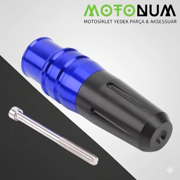 Motolux Macchiato 125 Egzoz Koruma Takozu-Mavi-Mek0218 ürün görseli 1