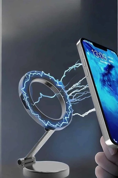 Telefon Tutucu Tüm Arabalara Uyumlu Araç İçi Katlanabilir Manyetik Tasarım ürün görseli 1