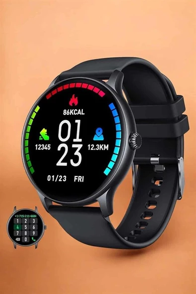 Akıllı Saat Sesli Görüşme Bluetooth Bağlantılı 3 Kordonlu - Resim 5