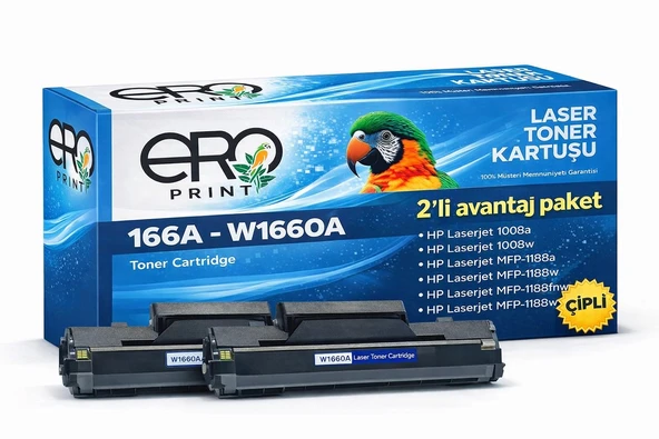 HP Laserjet 1008w Çipli Muadil Toner - 2'li Avantaj Paket ürün görseli 1