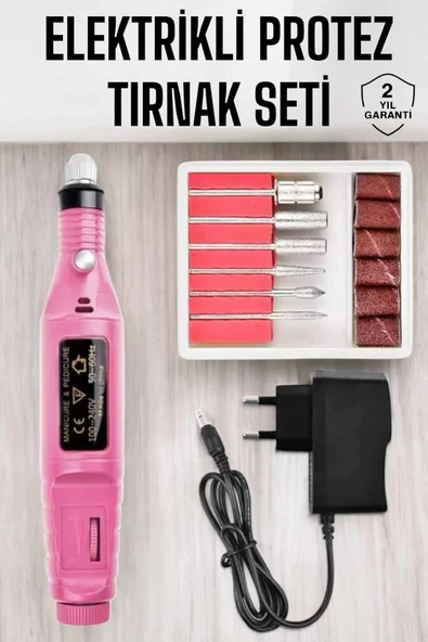 Nasır Temizleyici Manikür Pedikür Seti Elektrikli USB Girişli ürün görseli 1