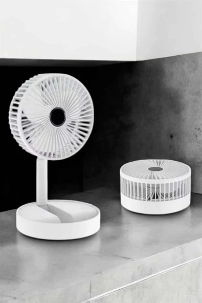Soğutucu Vantilatör Telefon Standlı Mini Fan - Resim 3