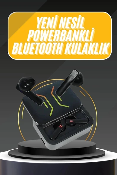 Powerbank Bluetooth Kulaklık  Kulaklığı Yüksek Ses Kaliteli ürün görseli 1