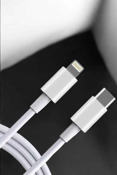Iphone İOS Uyumlu Hızlı Şarj Kablosu Type C To Lightning 12 13 14 15 Pro Max ürün görseli 1