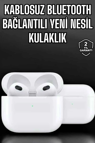 Bluetooth Kulaklık 3.Nesil Kablosuz Uzun Pil Ömrü Dokunmatik Kontrol ürün görseli 1