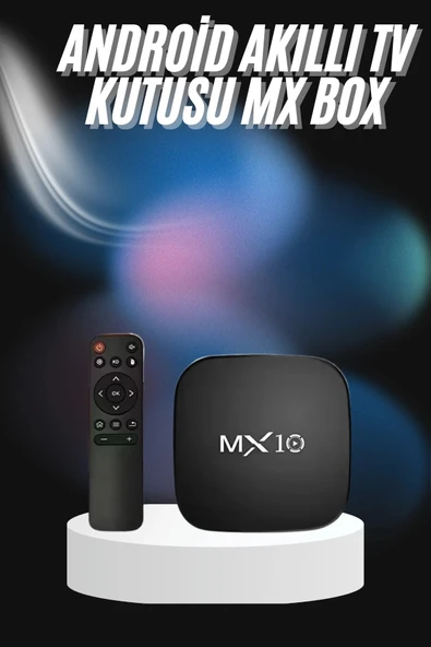 2.4G Wifi Tv Box Medya Oynatıcı TV Uyumlu MX Box Kutusu Android TV ürün görseli 1