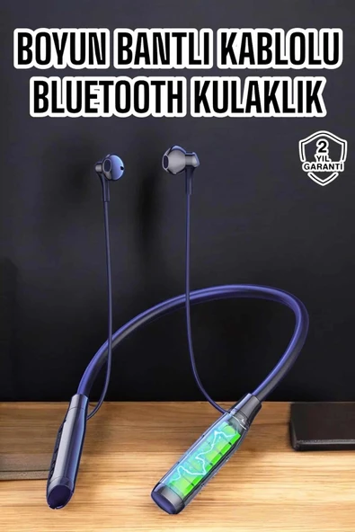 Yeni Nesil Bluetooth Kulaklık Kablolu Kulak İçi Dijital Göstergeli ürün görseli 1