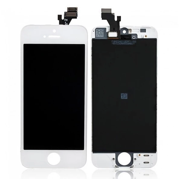 iPhone 5 LCD Ekran Dokunmatik Komple AAA - Beyaz ürün görseli 1