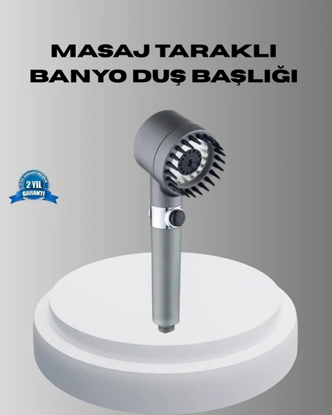Spa Etkili Masaj Uçlu Duş Başlığı Ergonomik Tasarım ürün görseli 1
