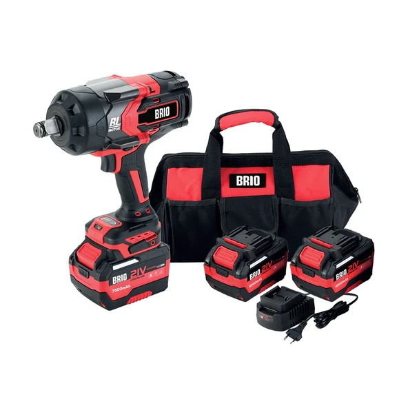 AKÜLÜ SOMUN SÖKME ÇİFT AKÜLÜ 3/4 2300 NM 21V 8.0AH ürün görseli 1