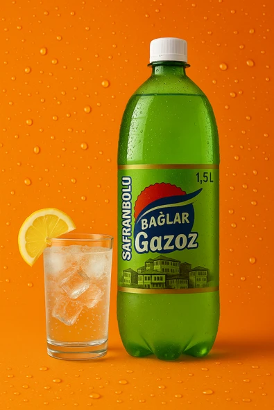 Kalite Meraklıları Geleneksel Lezzet Safranbolu Bağlar Gazozu 1,5 lt ürün görseli 1