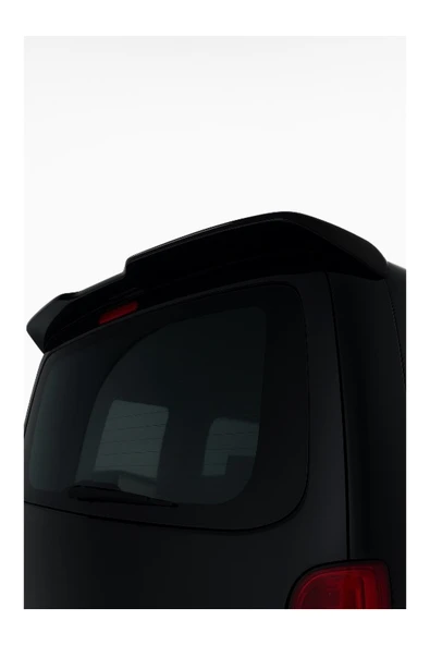 ROAL TUNİNGPeugeot Expert Uyumlu Tavan Spoiler (Tek Arka Kapı) - Parlak Siyah (Piano Black) ABS Plastik Sportif Görünüm ürün görseli 1