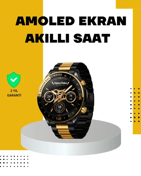 3 Bileklikli Amoled Akıllı Saat Bluetooth Çağrı ve Sağlık Takipli ürün görseli 1