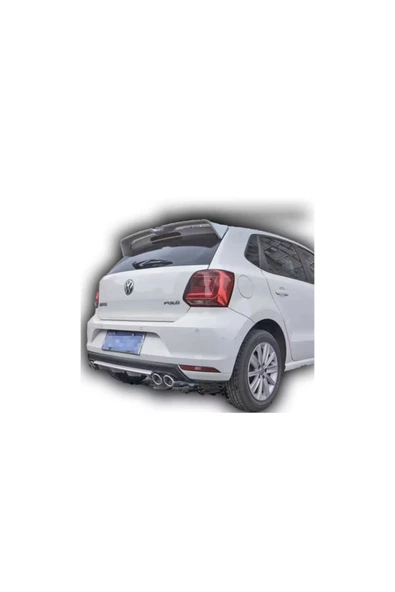 ROAL TUNİNG2018+VOLKSWAGEN POLO YARASA SPOİLER PLASTİK BEYAZ BOYALI ürün görseli 1
