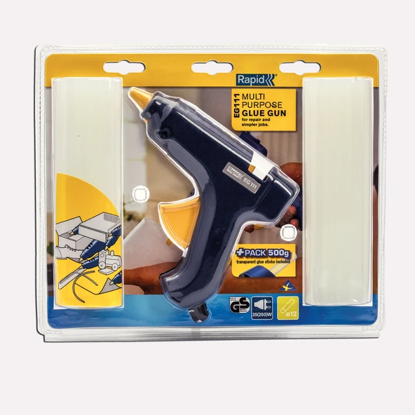 Rapid Eg111 Sıcak Silikon Tabancası + 500 Gr Silikon ürün görseli 1