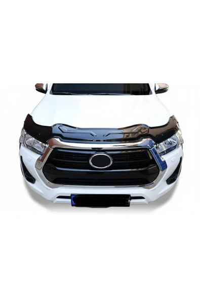 ROAL TUNİNG2021+ TOYOTA HİLUX YARASA KAPUT RÜZGARLIĞI KORUMA ürün görseli 1