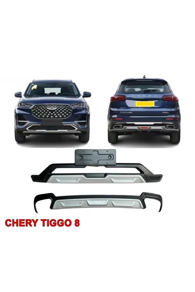 ROAL TUNİNGTÜRKMEN CHERY TİGGO 8 ÖN ARKA DİFİZÖR KORUMA ürün görseli 1