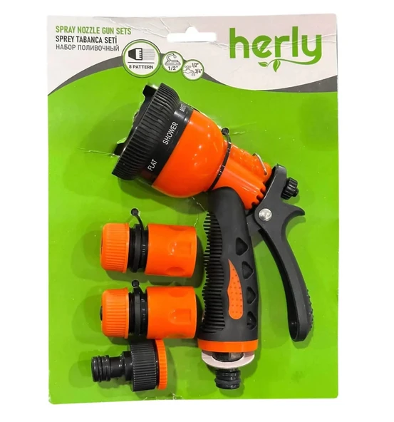 Herly HL1202 Sulama Sprey Tabanca Seti 8 Fonksiyonlu ürün görseli 1