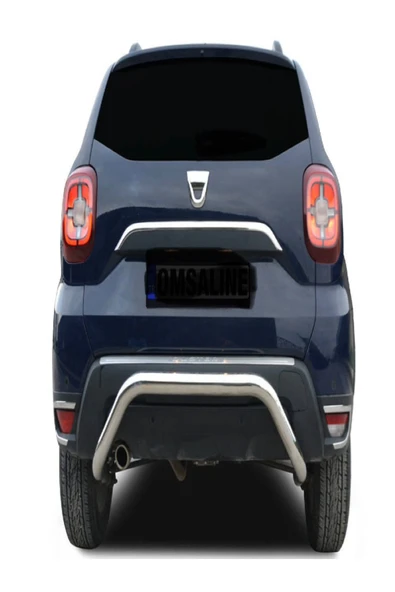 ROAL TUNİNGDacia Duster Arka Tampon Koruma Demiri Paslanmaz Krom 2010-2024 Arası Uyumlu Off-Road Koruma Barı ürün görseli 1