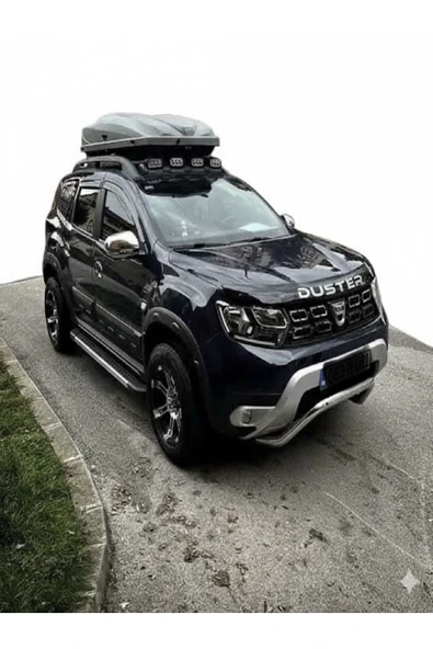 ROAL TUNİNGDacia Duster 2010-2024 Uyumlu Ön Tampon Koruma Demiri Krom Bull Bar Off Road Görünüm ürün görseli 1