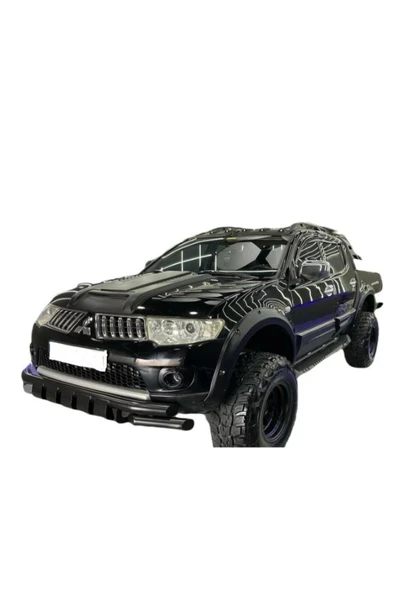 ROAL TUNİNGMitsubishi L200 Triton Çamurluk Dodik Seti Mat Siyah 2010-2014 Arası Birebir Uyumlu Kaplama Kabartma ürün görseli 1