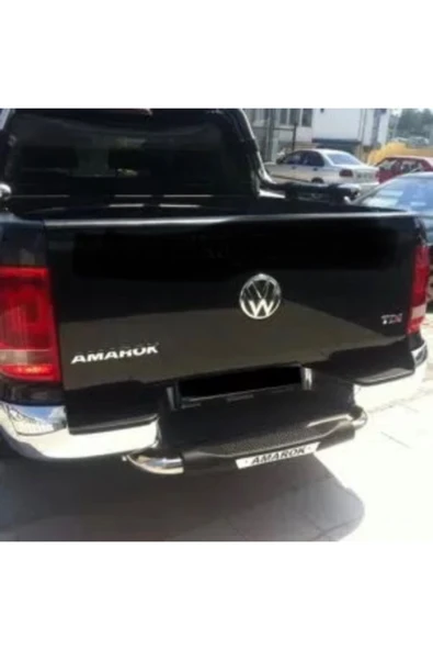 ROAL TUNİNGVolkswagen Amarok Arka Tampon Koruma Demiri Krom 2010-2022 Arası Birebir Uyumlu Koruyucu Basamaklı Kit ürün görseli 1
