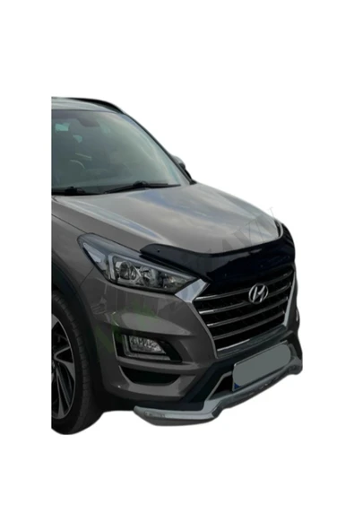 ROAL TUNİNGHyundai Tucson Ön Kaput Rüzgarlığı Parlak Siyah 2016-2020 Arası Birebir Uyumlu Kaput Koruma ürün görseli 1