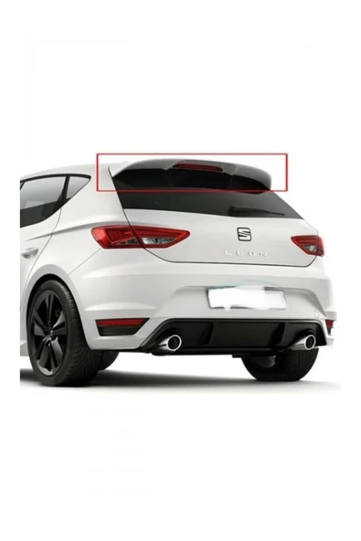 ROAL TUNİNG2013+SEAT LEON SPOİLER PLASTİK BEYAZ BOYALI ürün görseli 1