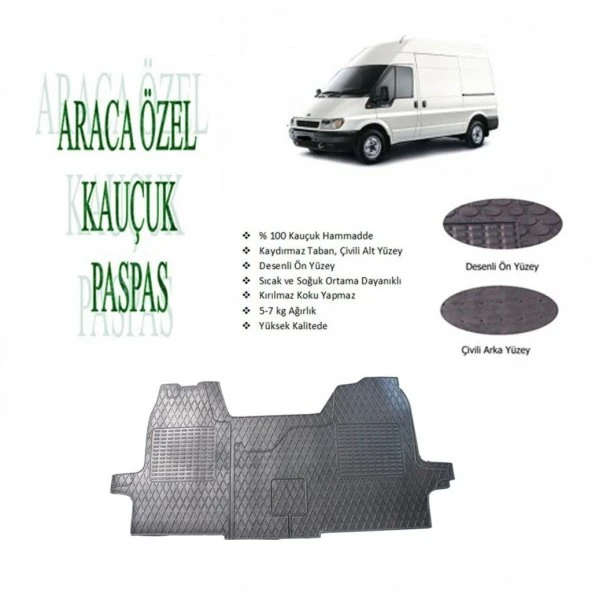 Ford Transit 2002-2005 Kauçuk Paspas ürün görseli 1