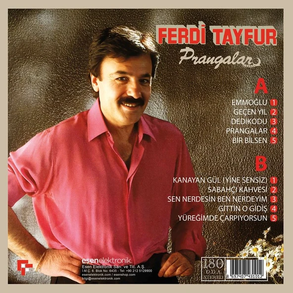 Ferdi Tayfur Prangalar - Plak - Resim 2