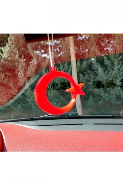 İtibar Türk Bayrağı Ay Yıldız Oto Koku Asma Koku ürün görseli 1