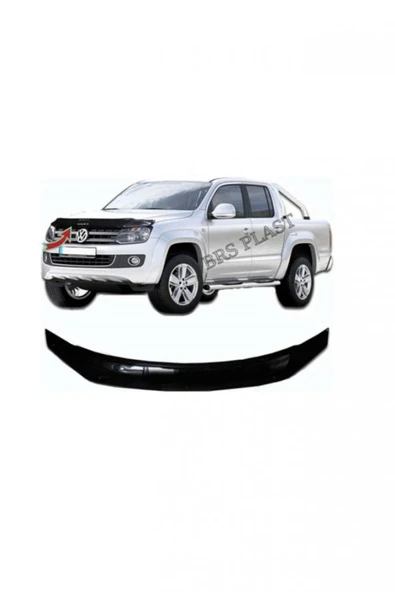 İtibar Volkswagen Amarok Kaput Rüzgarlığı 2010 Üzeri Piano Black ürün görseli 1