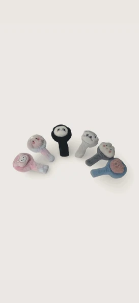 Küçük El Peluş Makyaj Aynası ürün görseli 1