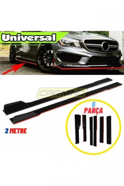 İtibar Üniversal Flaplı Marşpiyel Çıtası Piano Black kırmızı ürün görseli 1