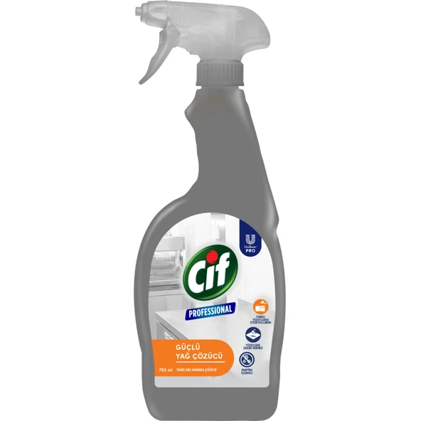 Cif Professional Güçlü Yağ Çözücü Sprey 750 ml 68686180 ürün görseli 1