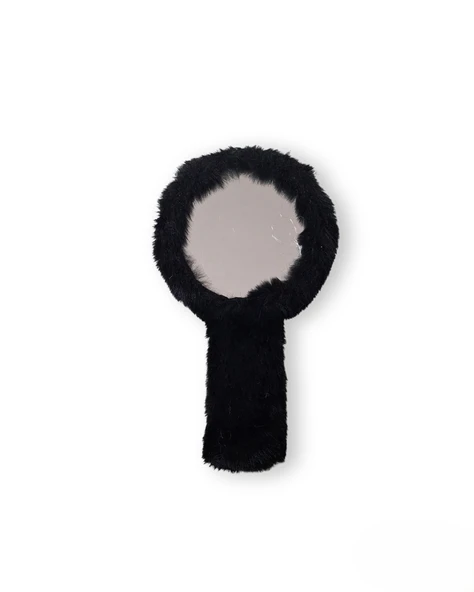 Küçük El Peluş Makyaj Aynası - Resim 6