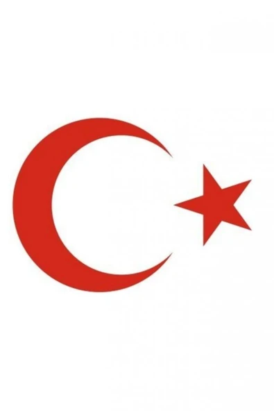 İtibar Ay Yıldız Sticker Türk Bayrağı Sticker ürün görseli 1