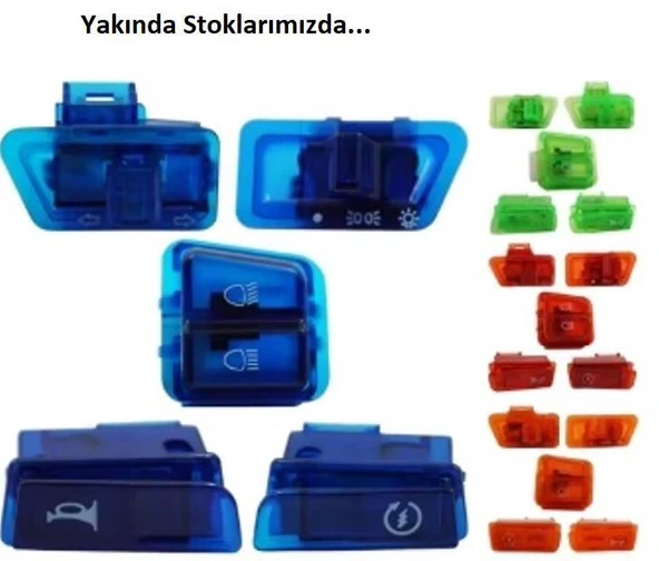 Düğme Seti Scooter 5'li Renkli Karışık ürün görseli 1