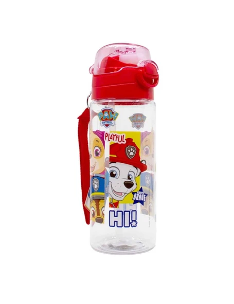 Paw Patrol Şeffaf Akrilik Matara 500ML 2262 ürün görseli 1