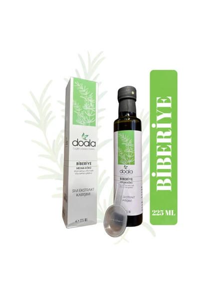 Doala Biberiye Ekstraktı 225 ml  Hafıza, Dolaşım Ve Sindirim Desteği  Bitkisel Sıvı Takviye ürün görseli 1