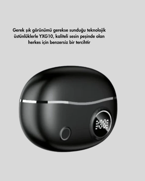 YXG10 SİYAH BLUETOOTH KULAKLIK - Resim 4