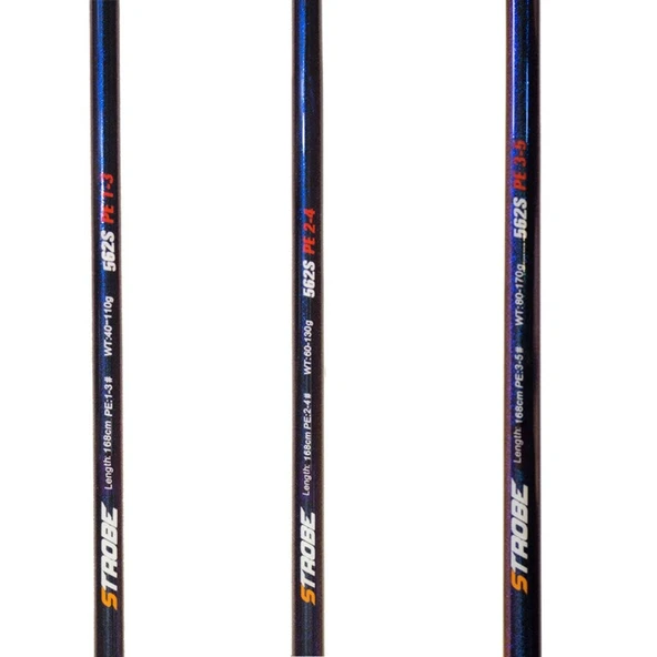Ryuji Strobe 1.68m 60-130gr 2P Jig Olta Kamışı - Resim 3