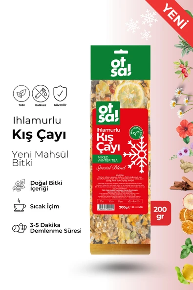 Greenlabel Otsa Ihlamurlu Ve Zencefilli Kış Çayı 200 Gr. ürün görseli 1