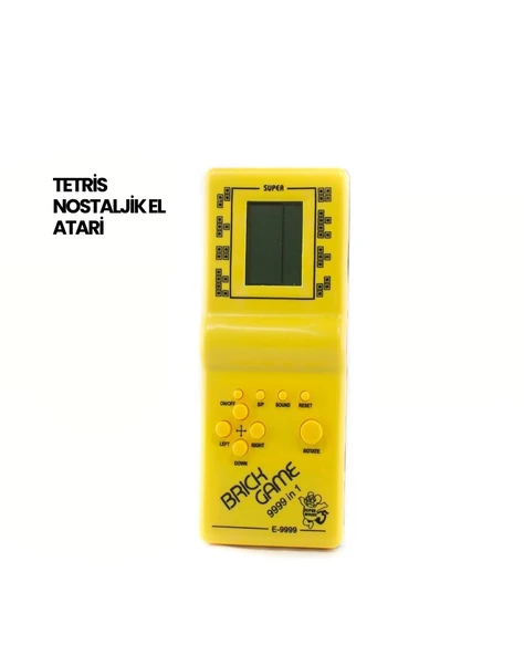 Klasik Gameboy Tetris Oyunu – Taşınabilir Pil ile Çalışan Retro El Konsolu ürün görseli 1