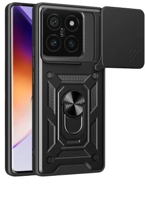 Xiaomi Mi 14T Pro Kılıf Standlı Kamera Korumalı Tank Kapak Azn-Pars ürün görseli 1