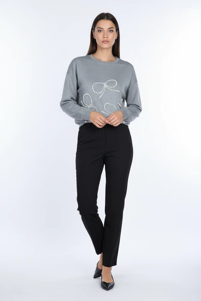 On Kadın Sweat 26KON66313 - Resim 2
