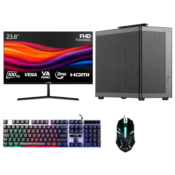 Turbox Tx8492 i5 12400F 16GB DDR4 Ram 512GB M2 NVMe SSD ASUS RTX3050 24.5 inç FHD 200Hz Monitör Oem Paket ürün görseli 1