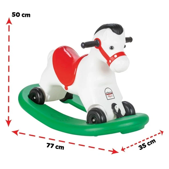 07 520   Müzikli Sallanan At - Resim 3