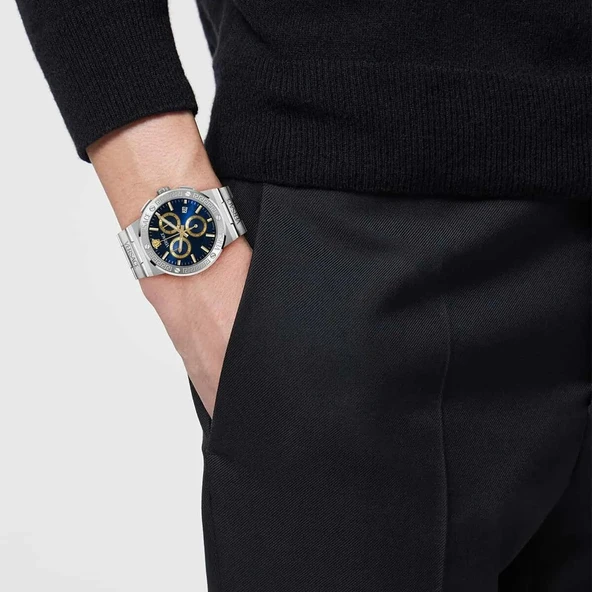 Versace VRSCVEKMA0225 Erkek Kol Saati - Resim 5