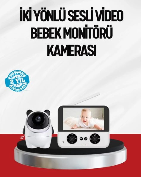 Görüntülü Bebek Monitörü 4.3 İnç Ekran ve Sesli İletişim ürün görseli 1